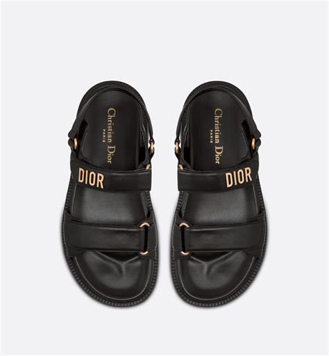 christian dior sandals black and white|Dior sandals women black.